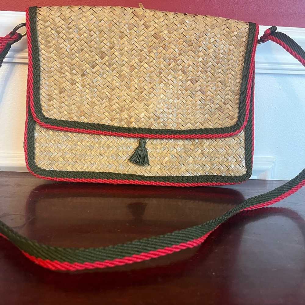 Vintage Wicker Purse Made in Italy - image 2