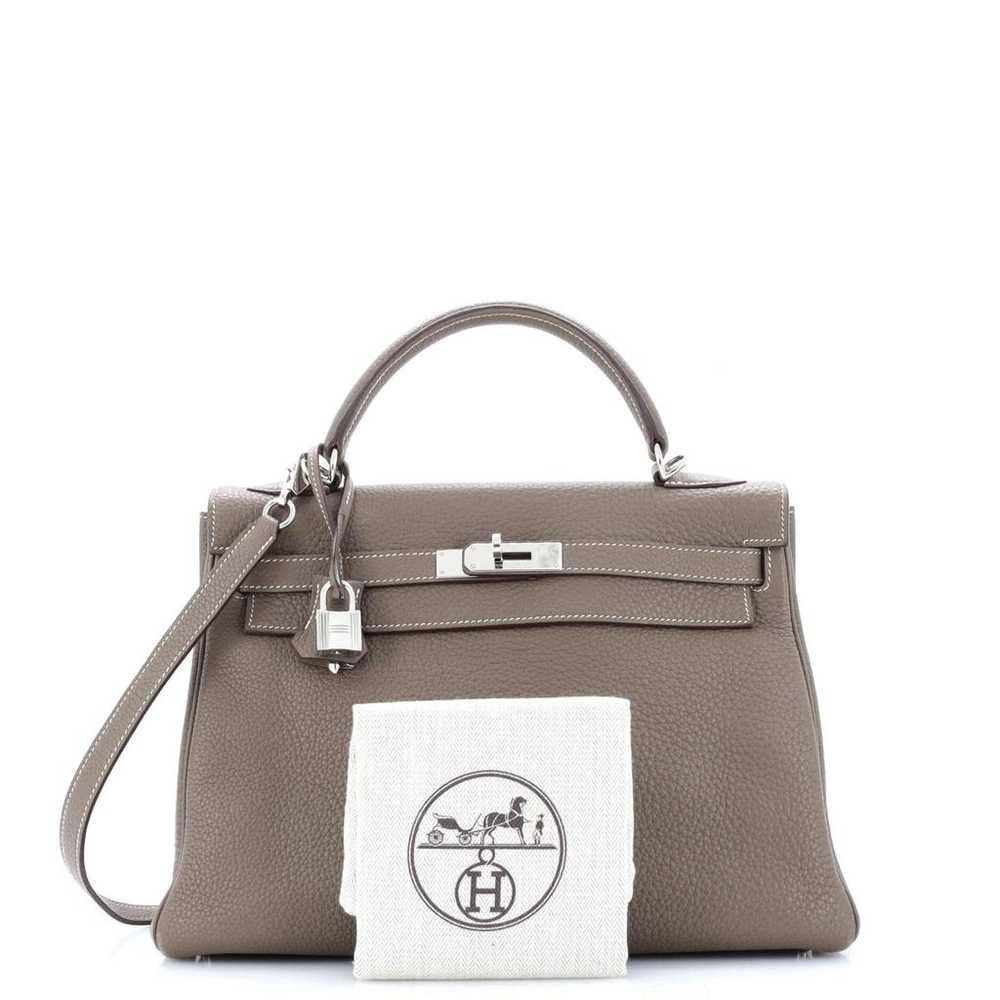 Hermès Kelly 32 leather handbag - image 2