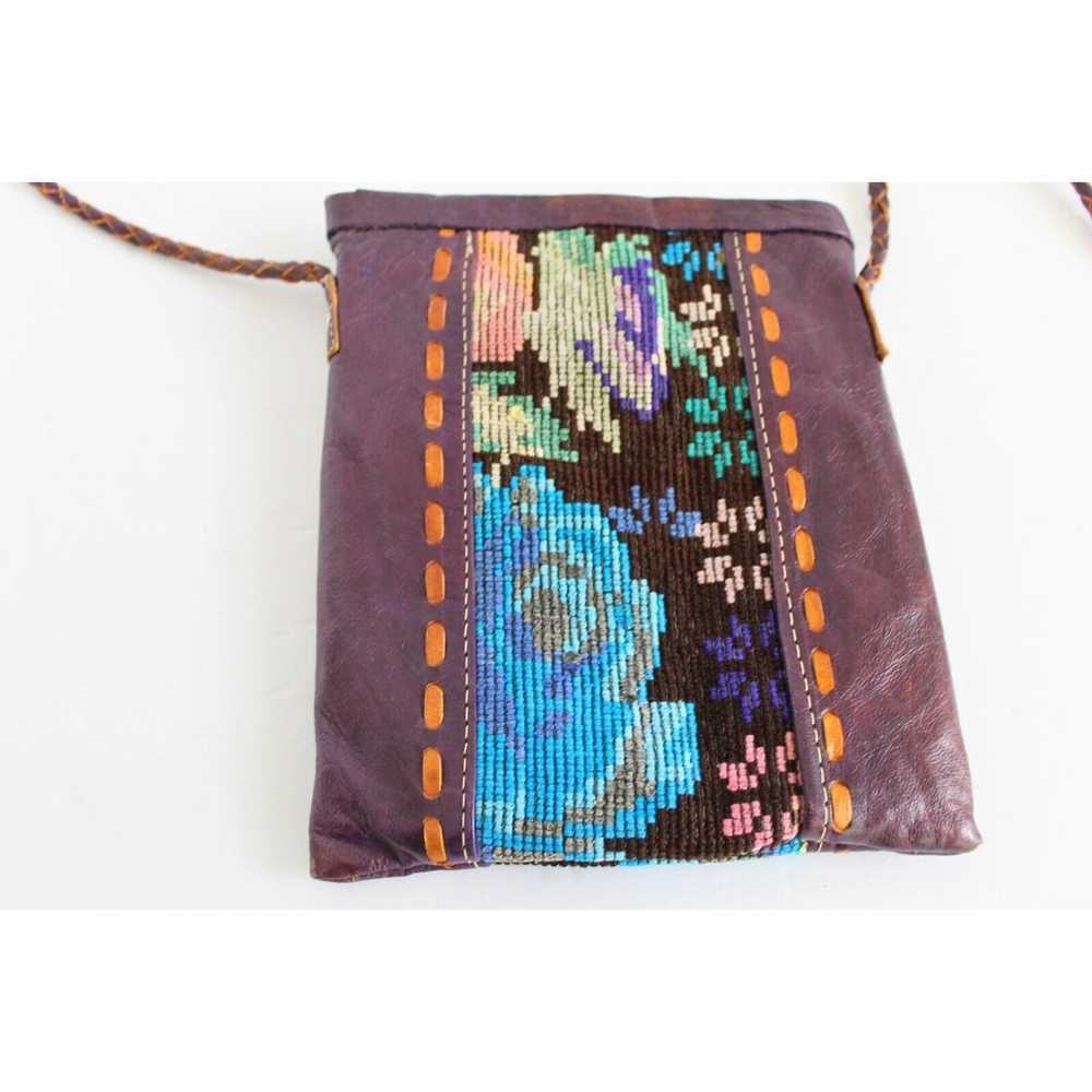 Altiplano Purse Crossbody Bag Leather Tapestry Bo… - image 1