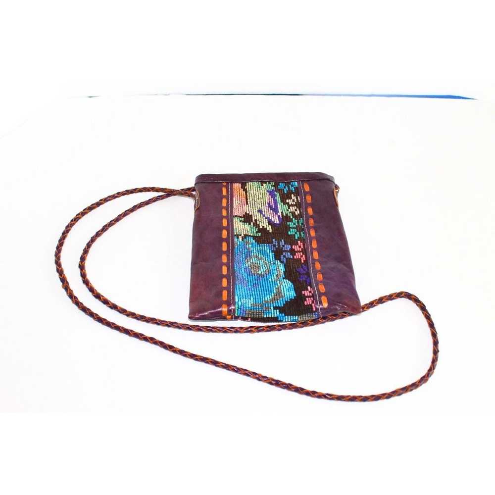 Altiplano Purse Crossbody Bag Leather Tapestry Bo… - image 2