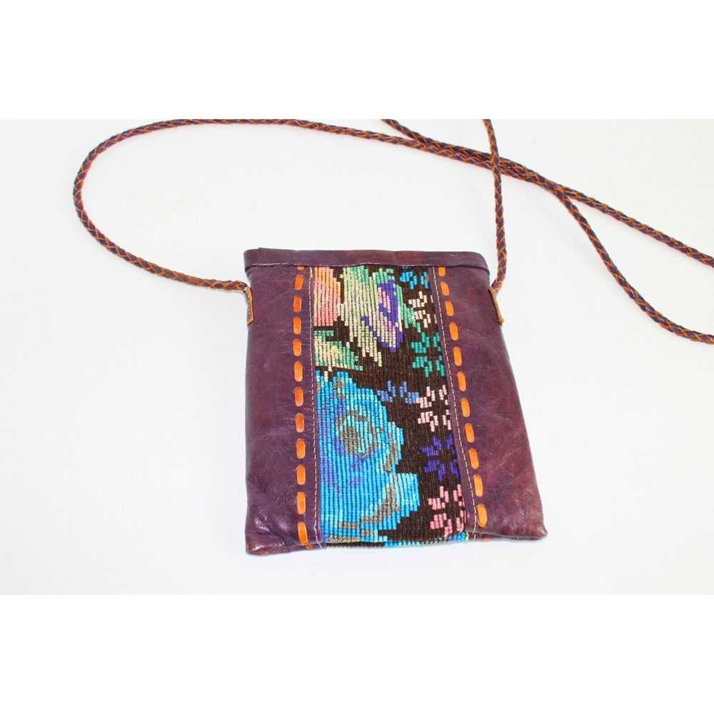 Altiplano Purse Crossbody Bag Leather Tapestry Bo… - image 3