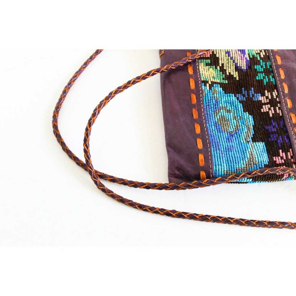 Altiplano Purse Crossbody Bag Leather Tapestry Bo… - image 5