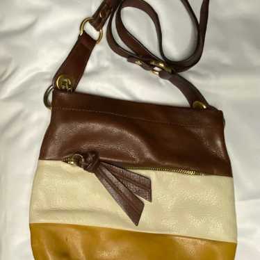 EUC B MAKOWSKY TRI COLOR CROSSBODY BAG - image 1