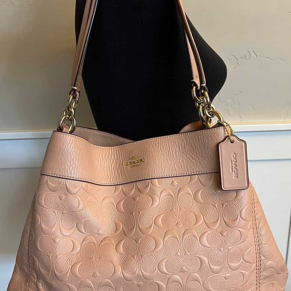 Coach Lexy Shoulder Bag In Signature Leather - image 1