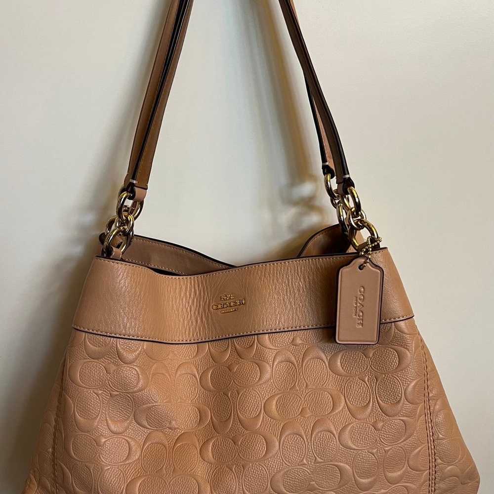 Coach Lexy Shoulder Bag In Signature Leather - image 2