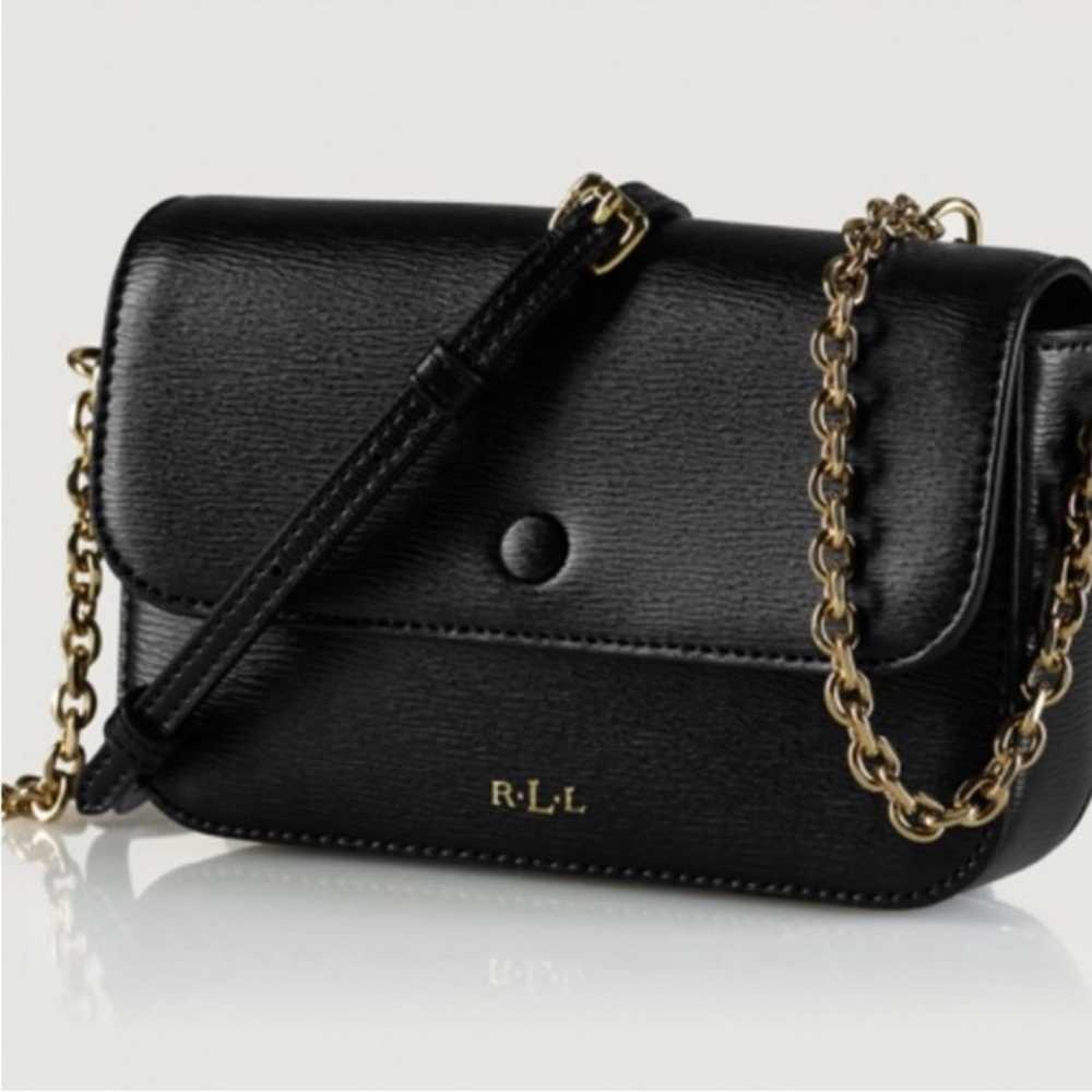 RALPH LAUREN Black Newbury Tech Mini Crossbody by… - image 1