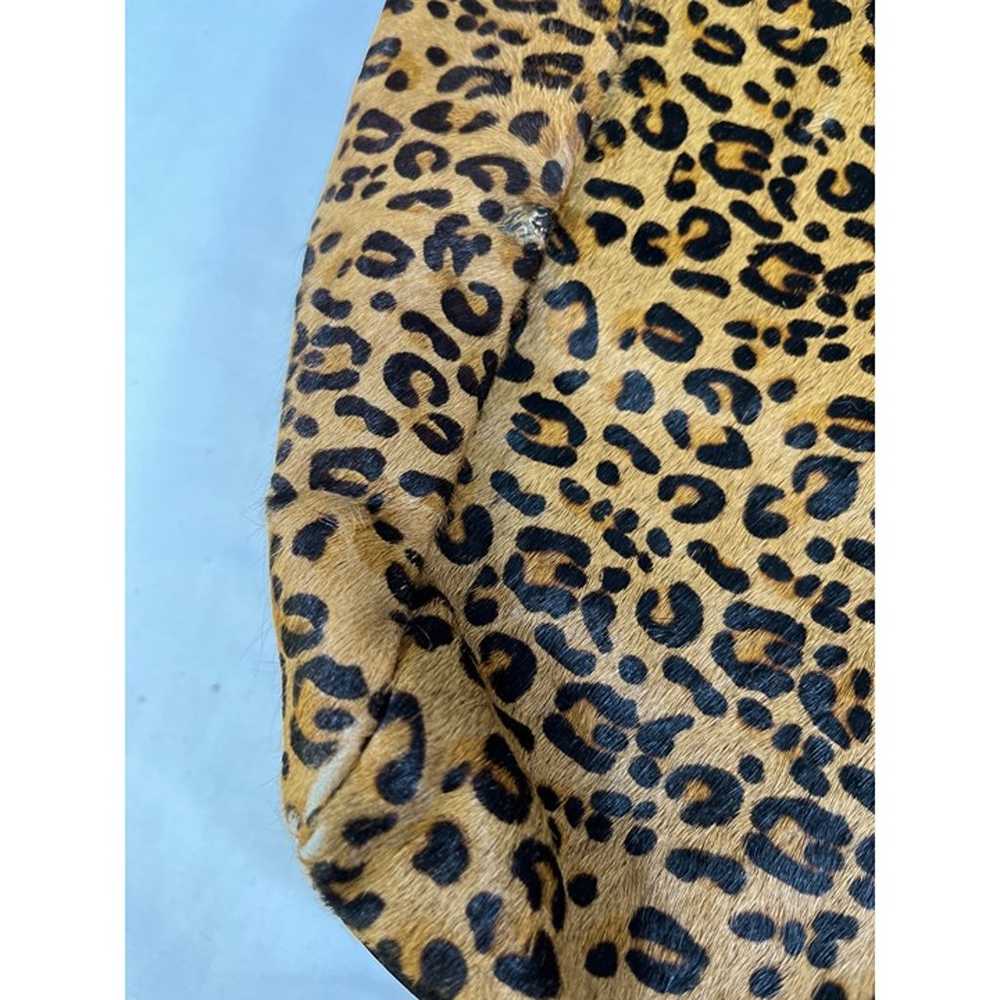 Fossil Women's Tan Leopard Design Shoulder or Tot… - image 12