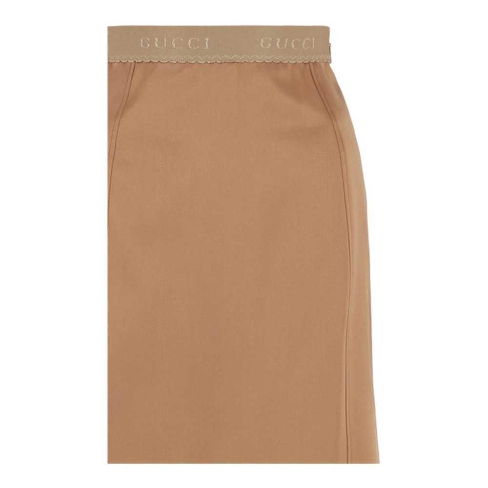 Gucci Silk mini skirt - image 3