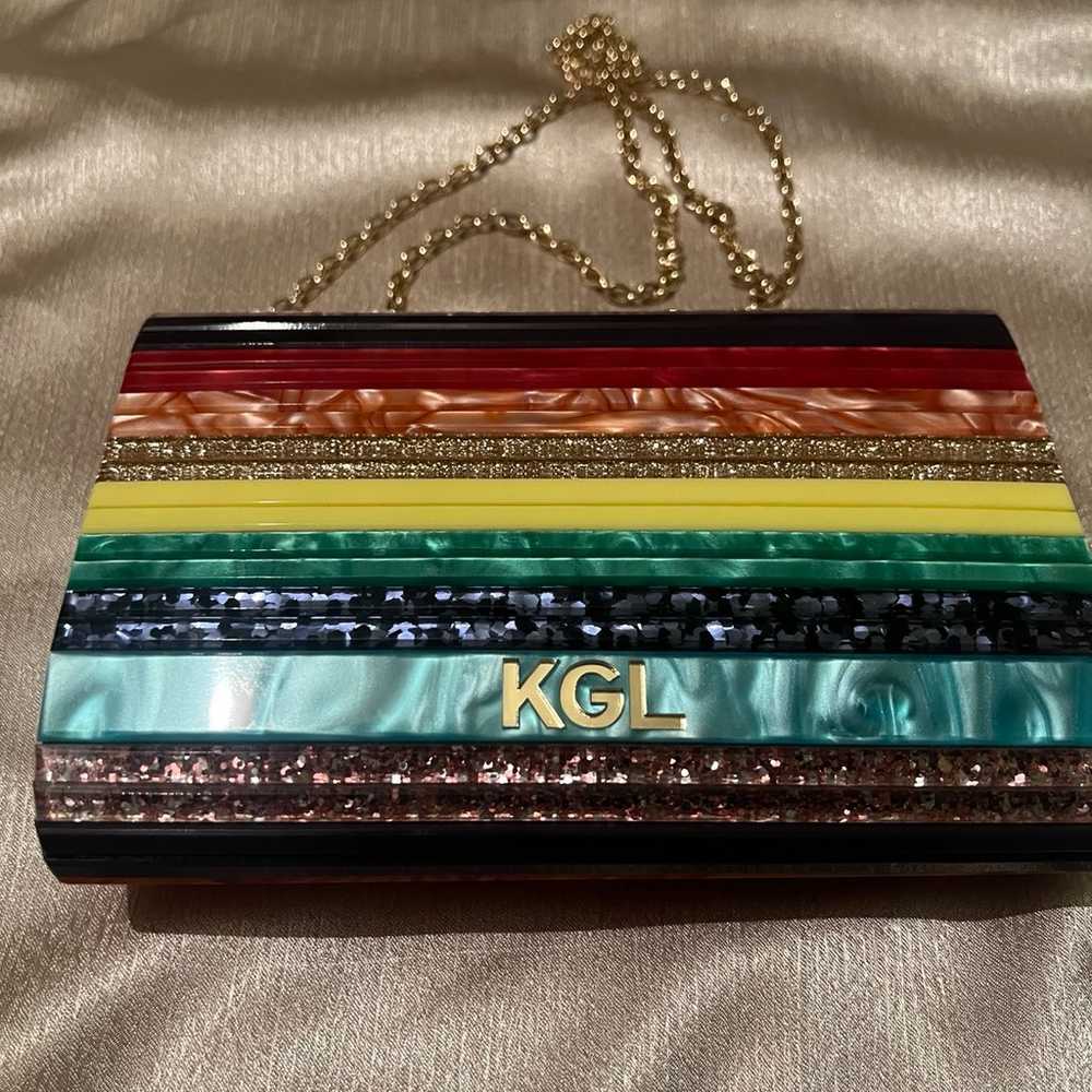 AUTHENTIC Kurt Geiger London Rainbow Party Envelo… - image 2