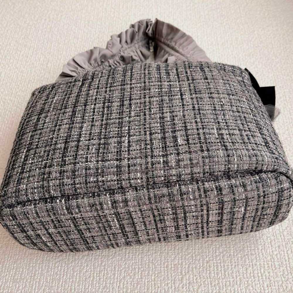 SNIDEL HOME Ribbon Tweed Bag Gray - image 7