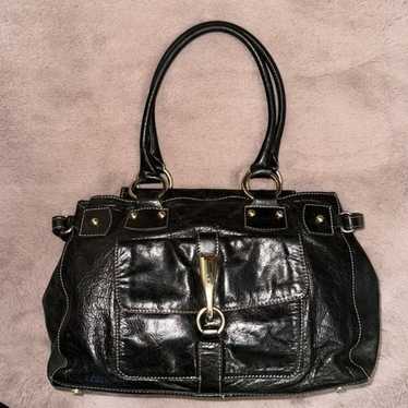 Adorable Black Leather Barr + Barr Vintage Purse - image 1