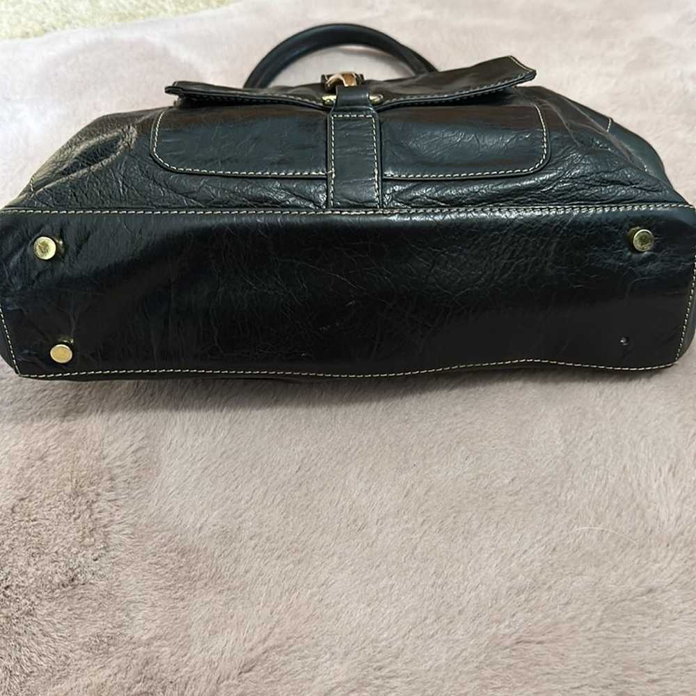 Adorable Black Leather Barr + Barr Vintage Purse - image 8