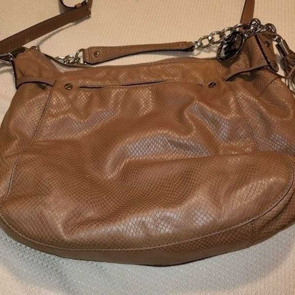 Pre-loved Michael Kors all leather shoulder Bag - image 2