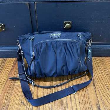 MZ Wallace Small Nikki Bedford Nylon Tote Navy Blu