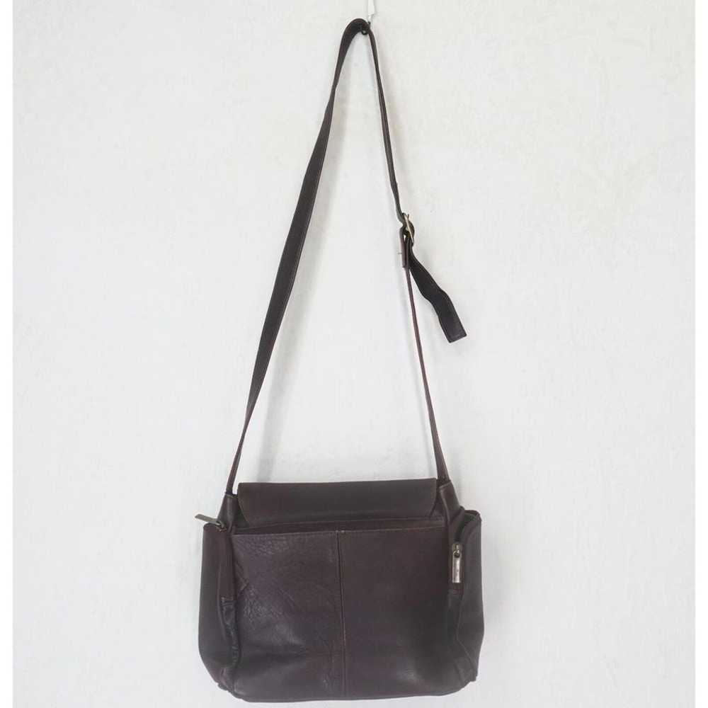 Vintage Leather Messenger Crossbody Shoulder Bag … - image 2