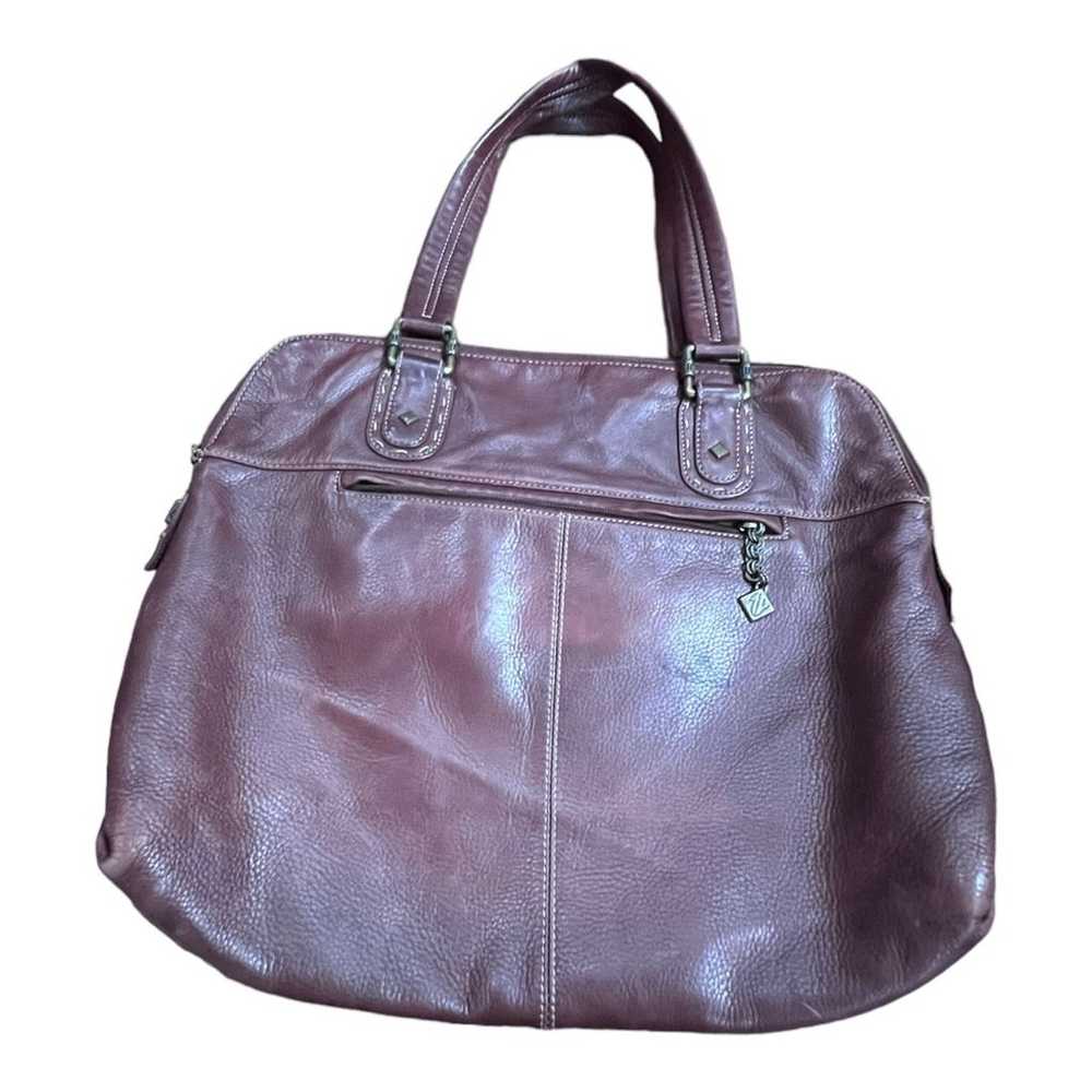 Eileen West Quality LEATHER LARGE Hobo w Accent S… - image 4