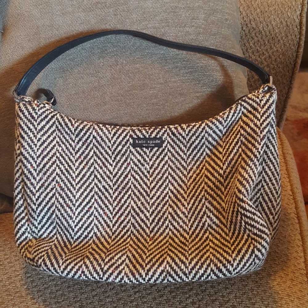 Kate Spade Houndstooth Print Purse - image 1