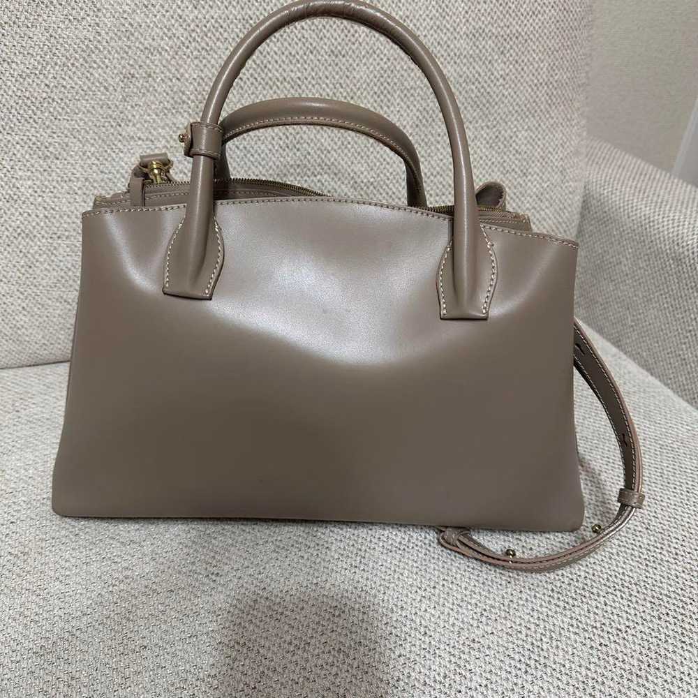 Iakuch Beige 2-Way Shoulder Bag Tote Bag - image 2