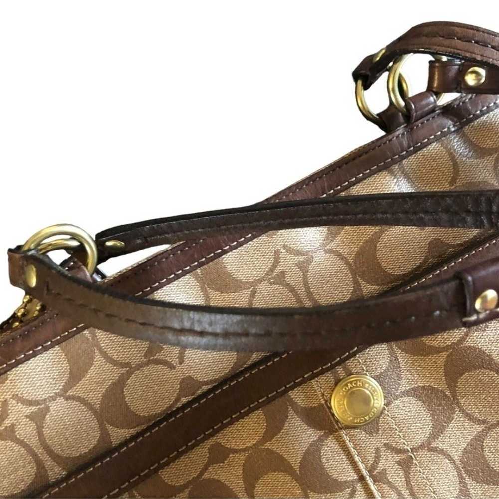 Coach Signature Coated Heritage 12358 Stripe Tote… - image 3