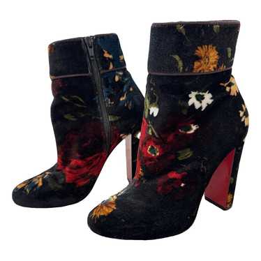 Christian Louboutin Velvet boots - image 1