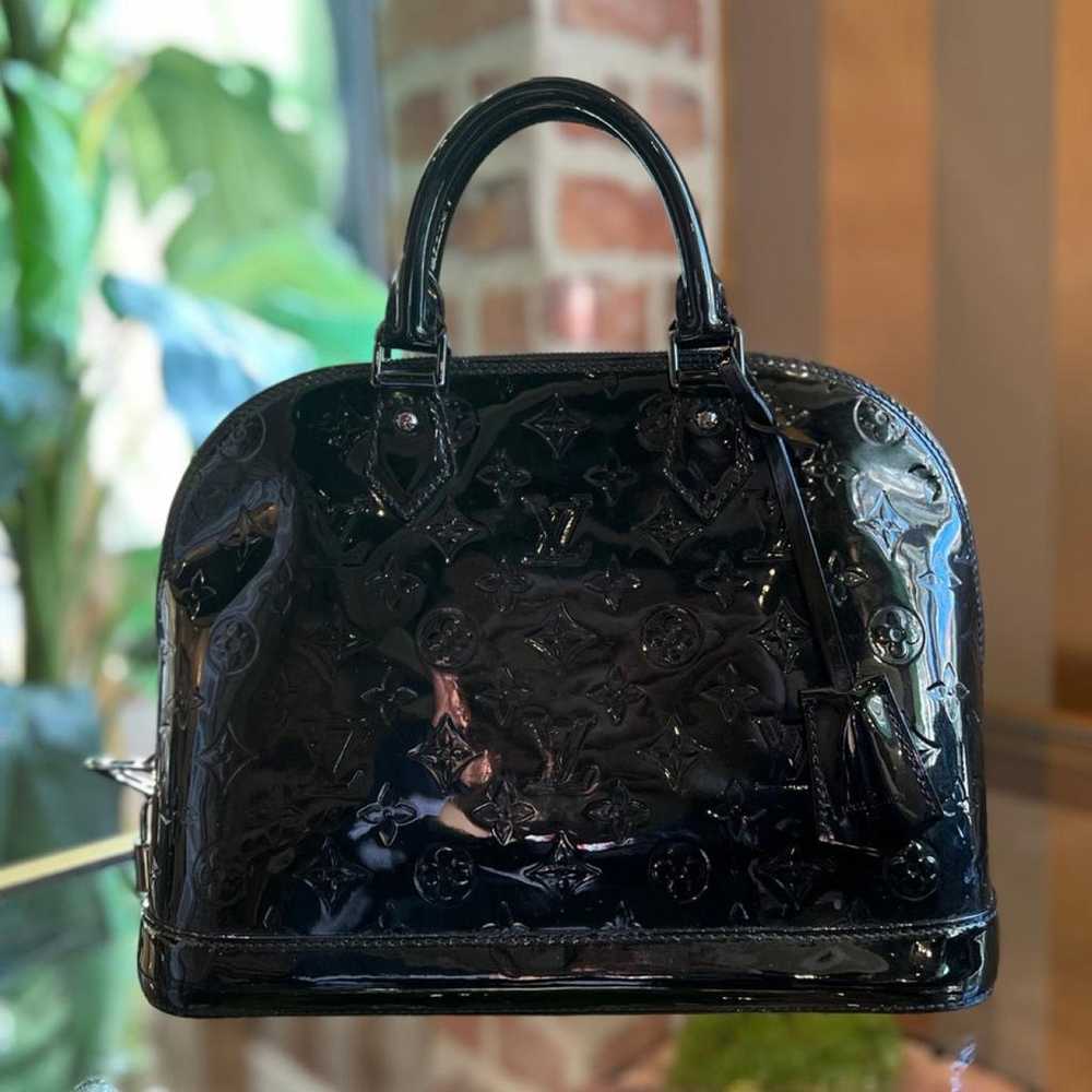 Louis Vuitton Alma patent leather satchel - image 3