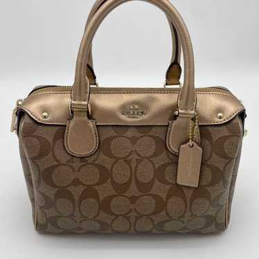 Superb COACH 2WAY Signature Handbag, Shoulder Bag