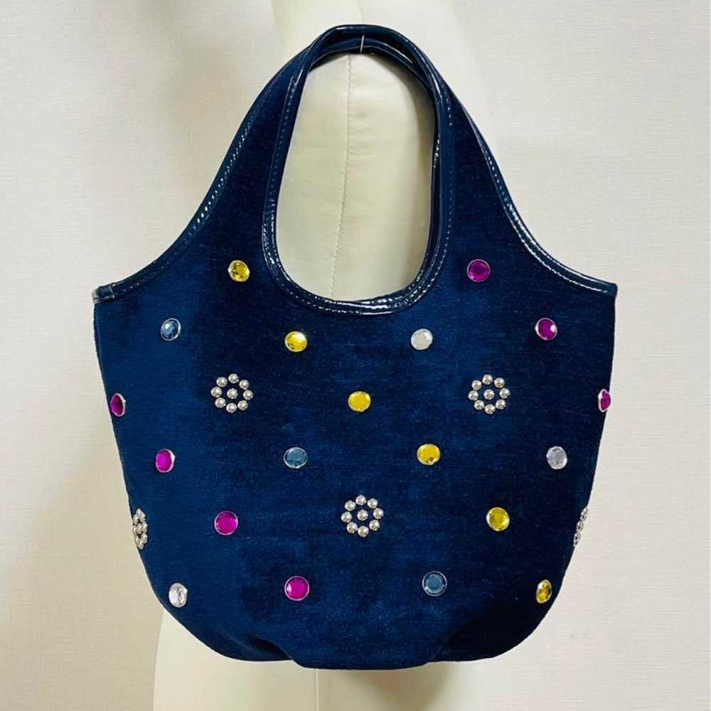 Think Bee! Navy Handbag Tote Bag - Excellent Cond… - image 3