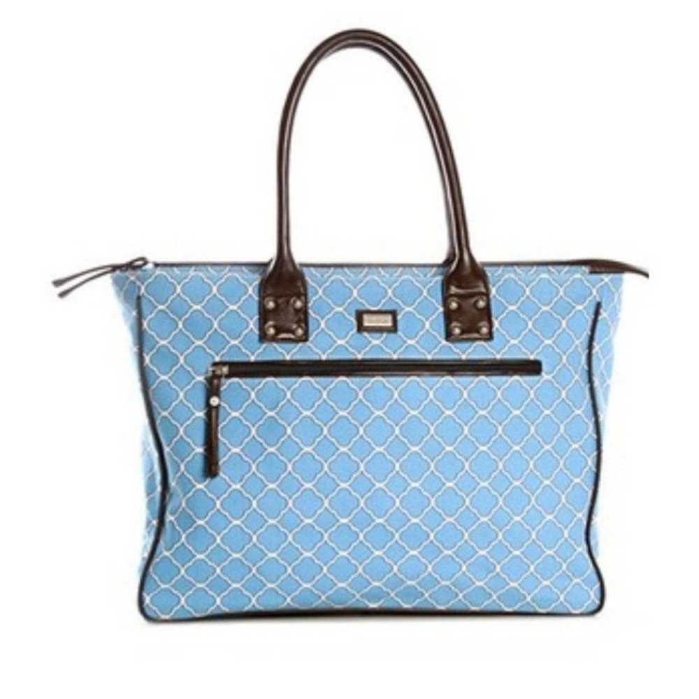 Ame & Lulu XL Turquoise Astor Transit Tote - image 1