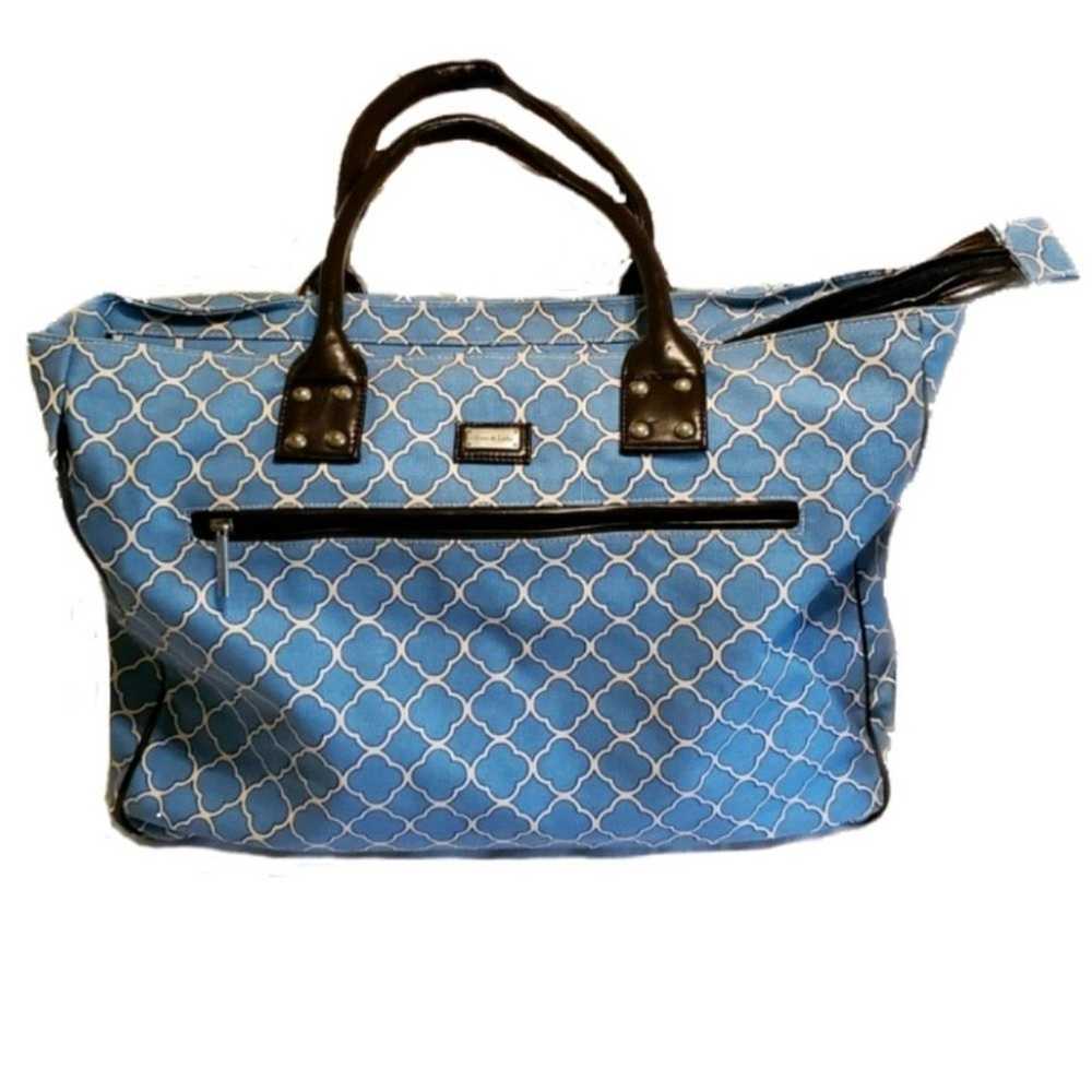 Ame & Lulu XL Turquoise Astor Transit Tote - image 2