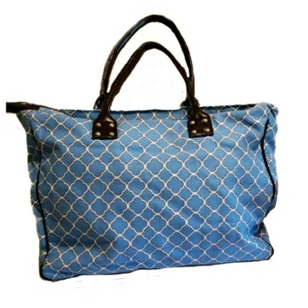 Ame & Lulu XL Turquoise Astor Transit Tote - image 3