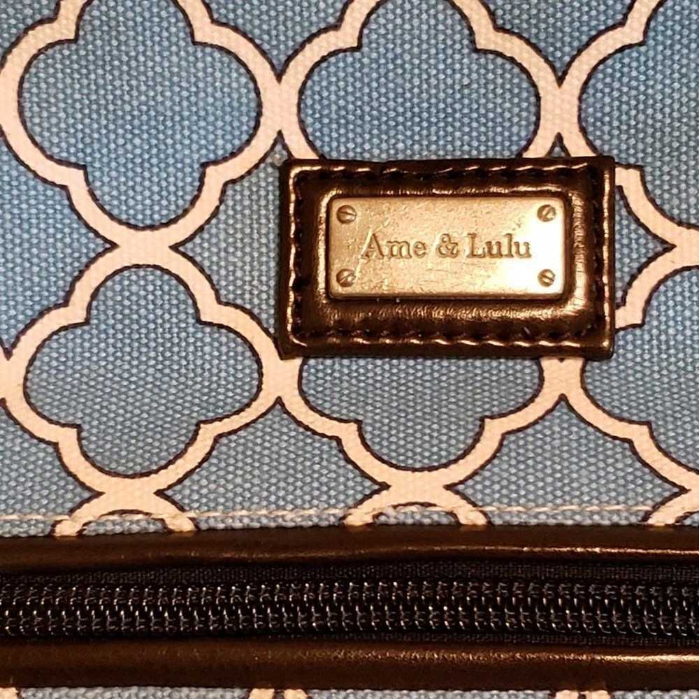 Ame & Lulu XL Turquoise Astor Transit Tote - image 7