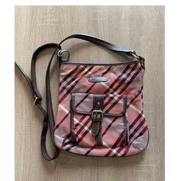 BURBERRY Checked Pattern Shoulder Bag