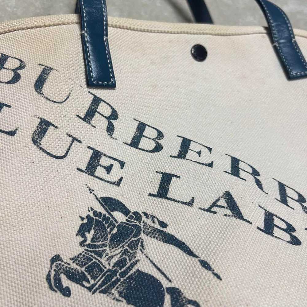 BURBERRY Blue Label tote bag in white. - image 2