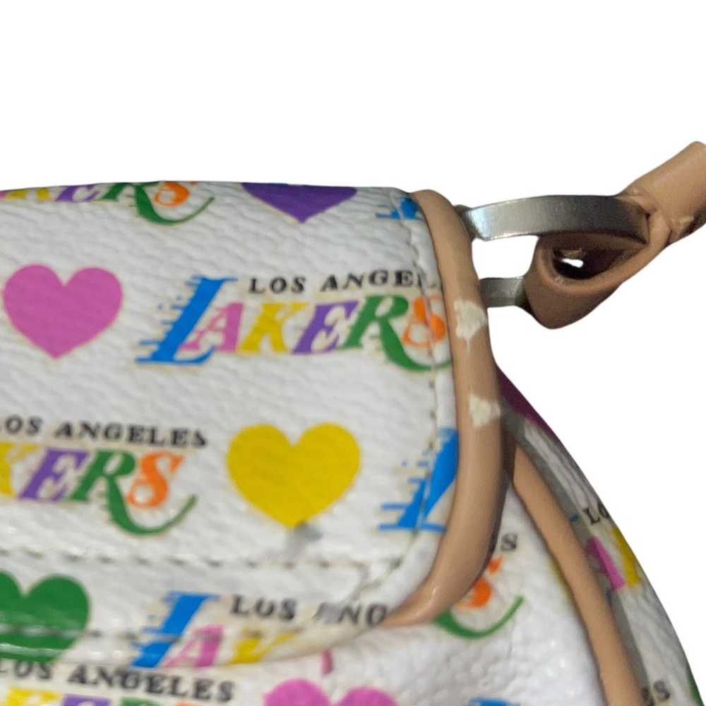 Super cute vintage Laker print purse. - image 5