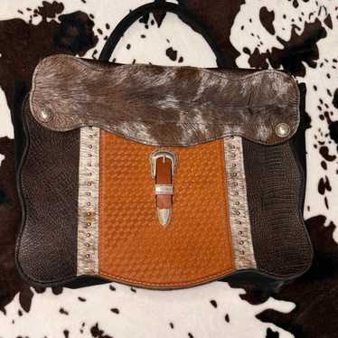 Cowhide business bag