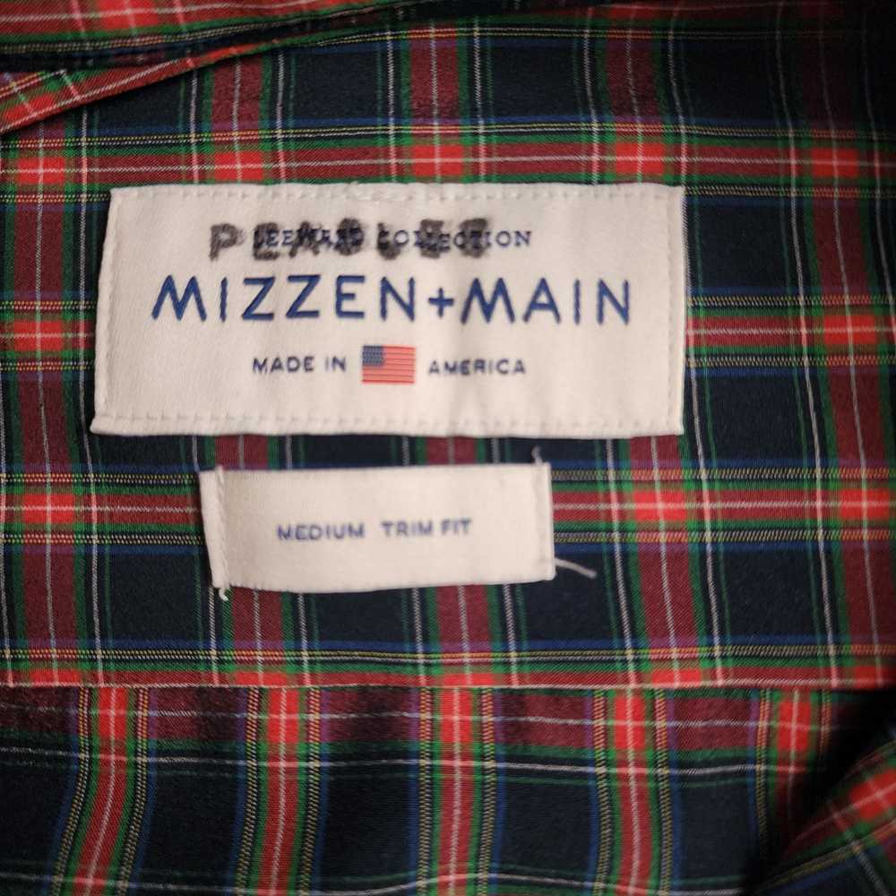 Mizzen+Main Mizzen + Main Men's M Red/Blue Plaid … - image 3