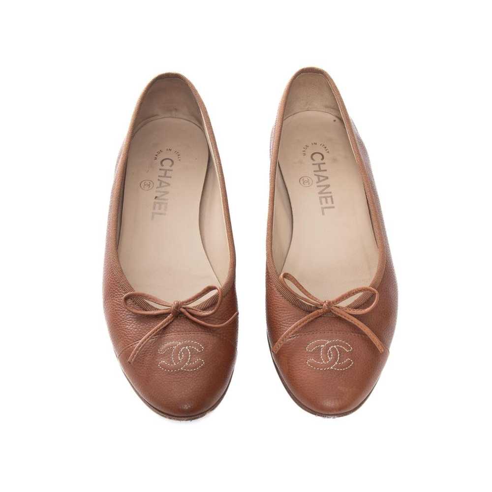 Chanel Leather ballet flats - image 3