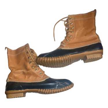 L.L.Bean Leather snow boots