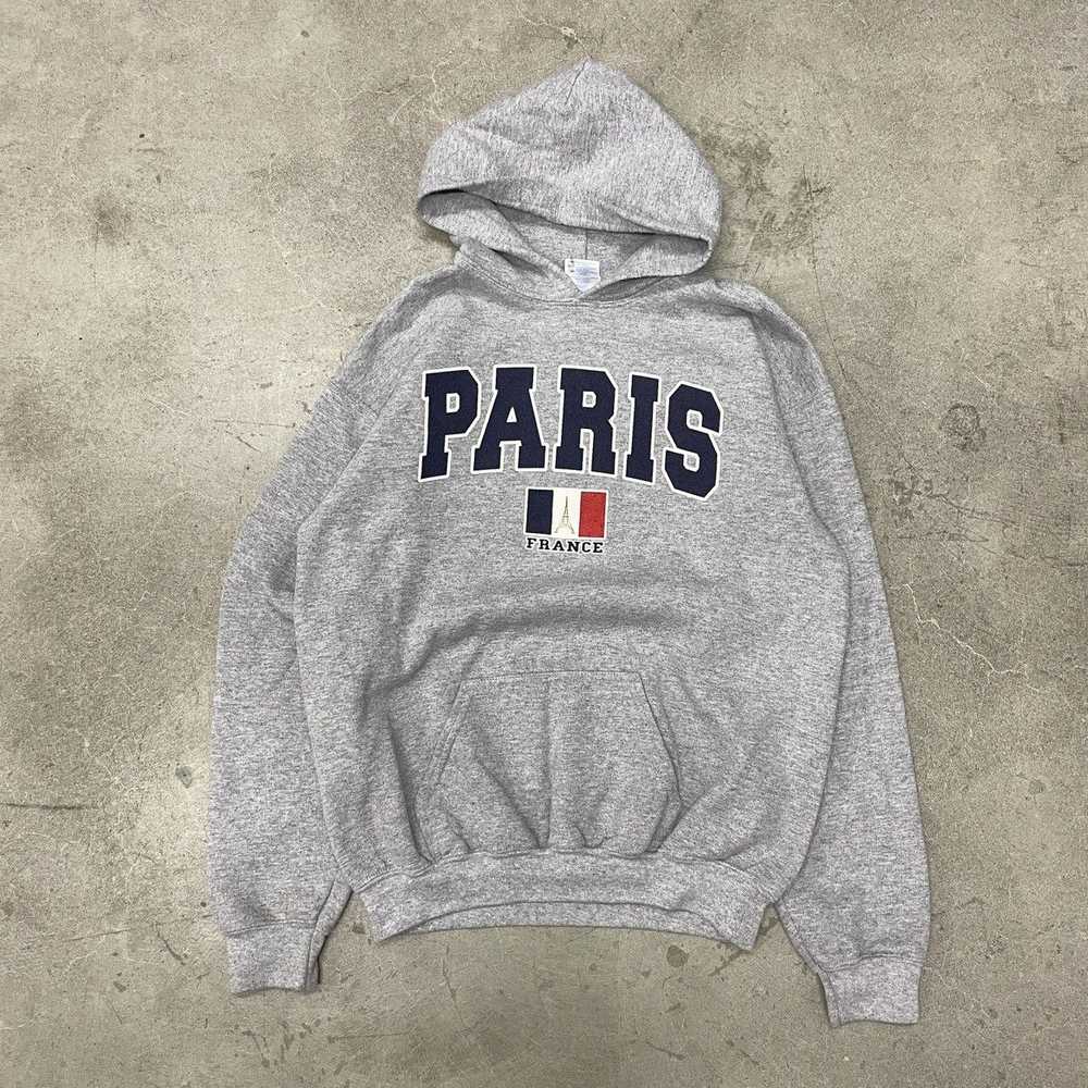 Streetwear × Vintage Y2K Paris France graphic hoo… - image 1