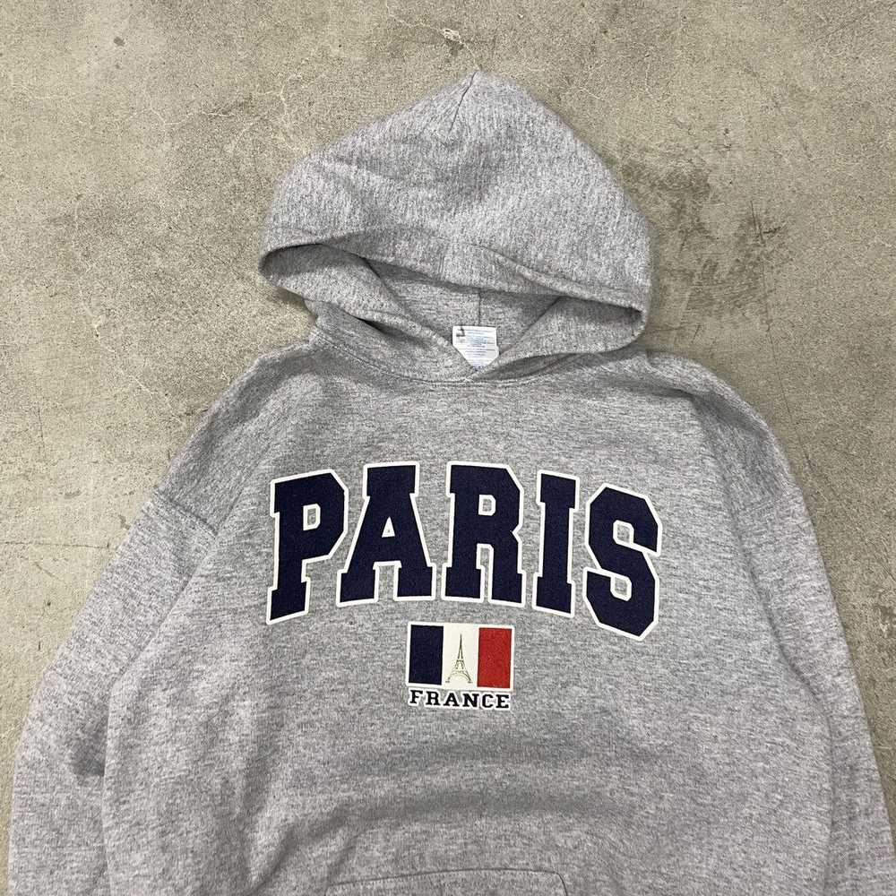 Streetwear × Vintage Y2K Paris France graphic hoo… - image 2