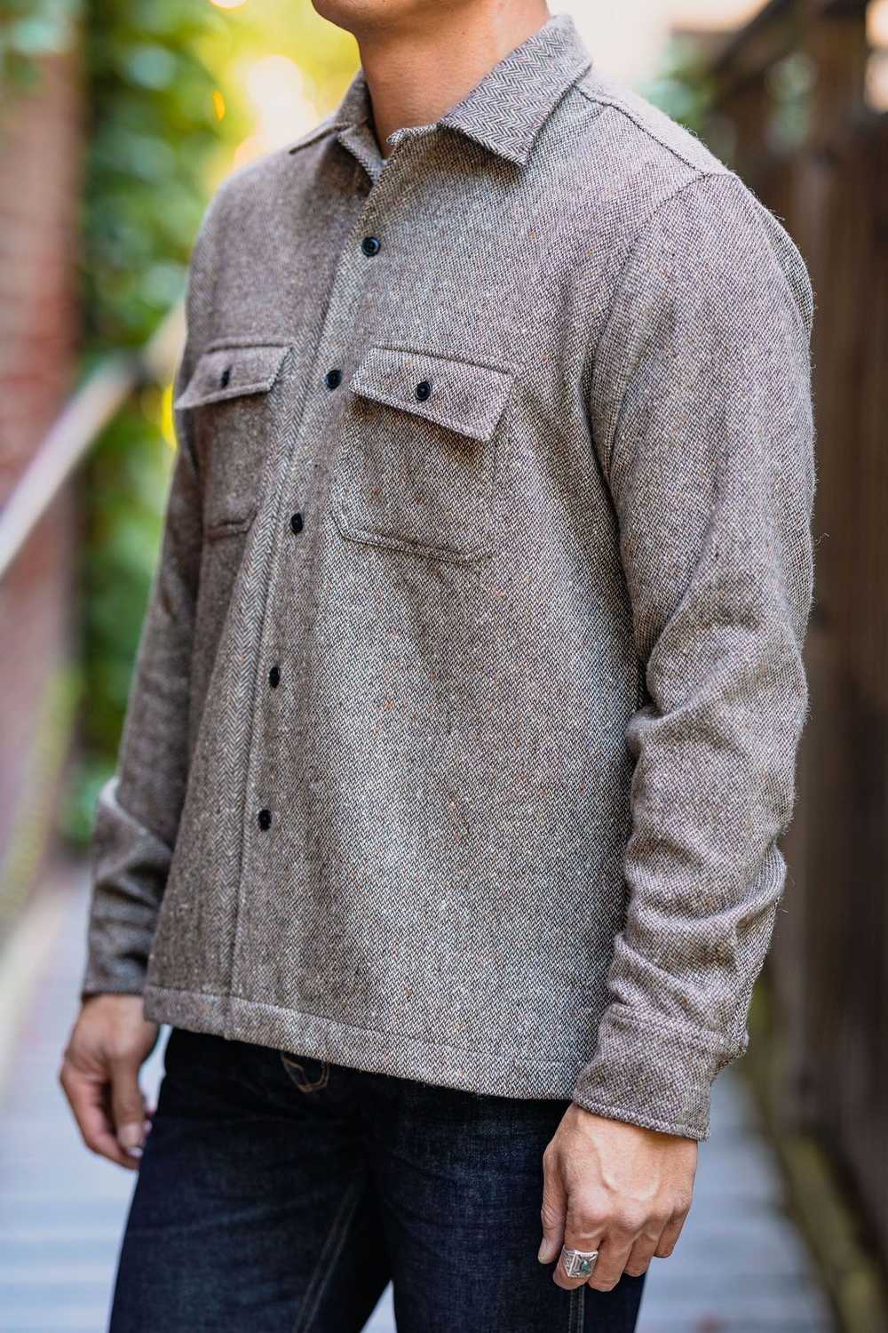 3sixteen 3sixteen Camp Shirt Wool Tweed HBT - image 1