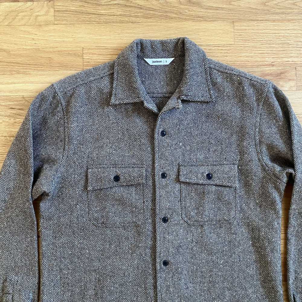 3sixteen 3sixteen Camp Shirt Wool Tweed HBT - image 5