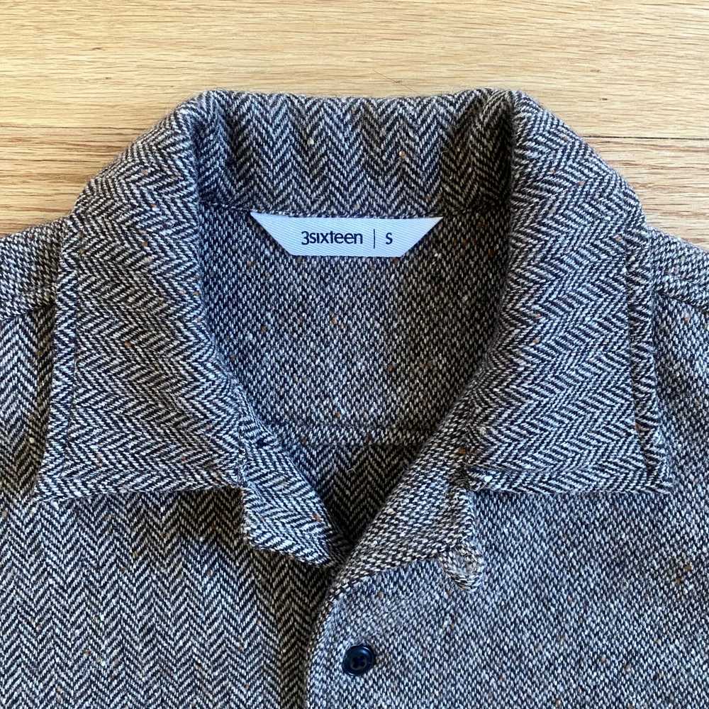 3sixteen 3sixteen Camp Shirt Wool Tweed HBT - image 7