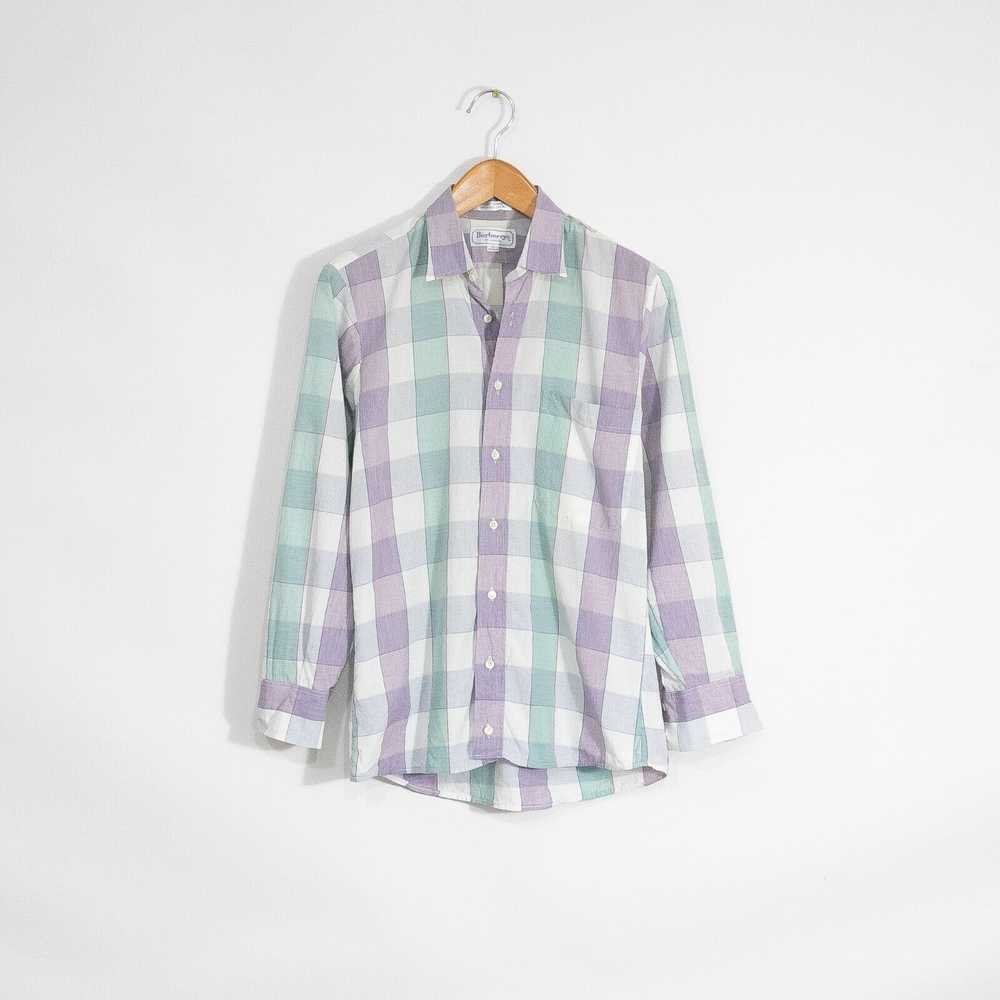 Burberry × Vintage Vintage Burberrys Button Up Gi… - image 1