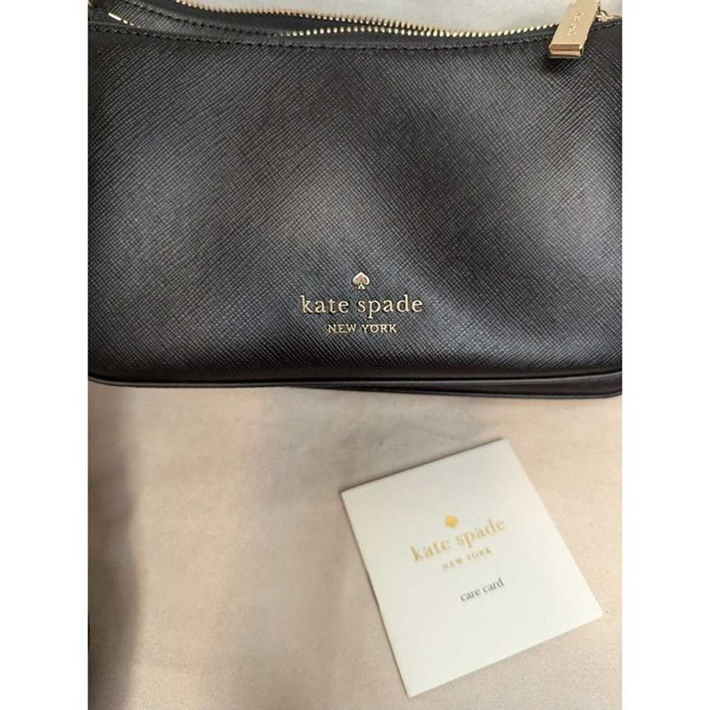 NWOT Kate Spade Black Duet Saffiano Leather Small… - image 10