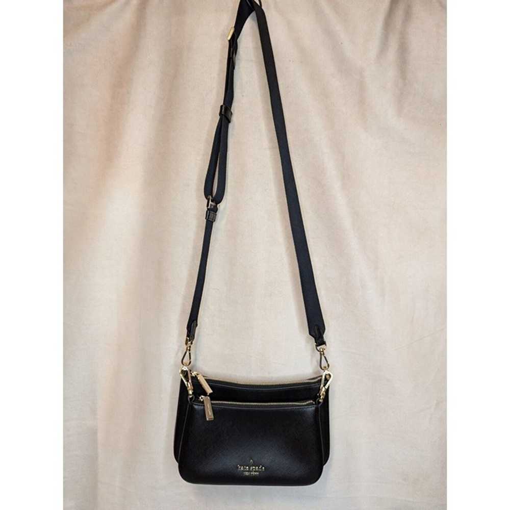 NWOT Kate Spade Black Duet Saffiano Leather Small… - image 3