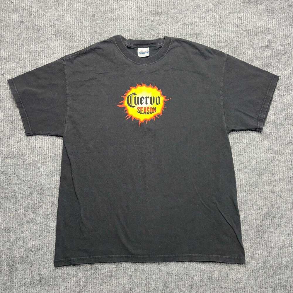 Hanes Jose Cuervo T-Shirt Mens XL Black 2006 Y2K … - image 1