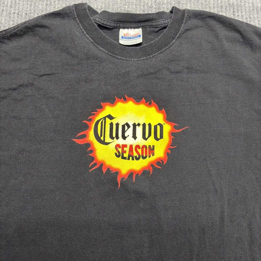 Hanes Jose Cuervo T-Shirt Mens XL Black 2006 Y2K … - image 2