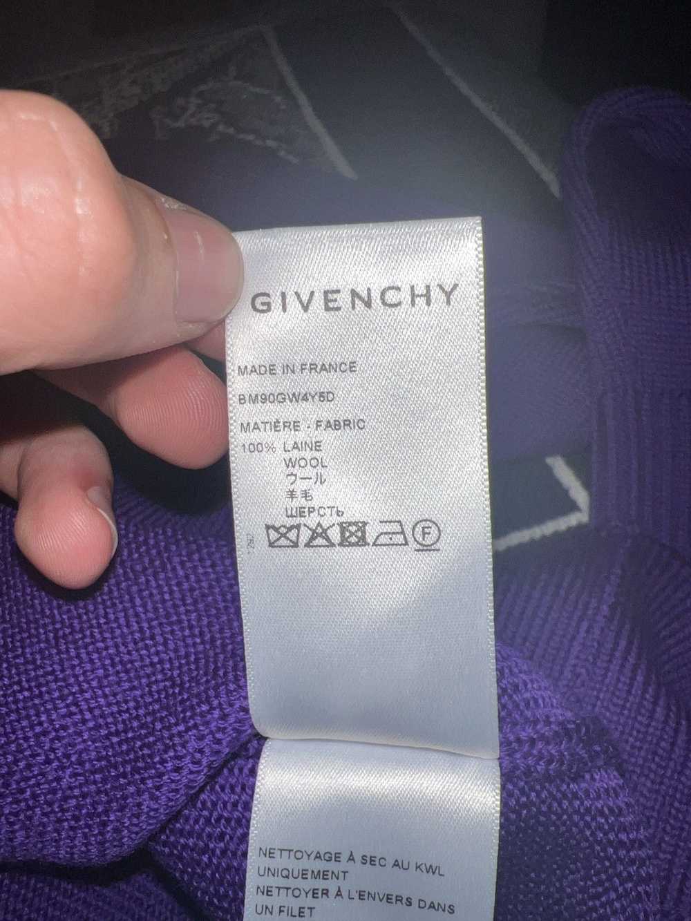 Givenchy Givenchy 4G Purple Sweater - image 11