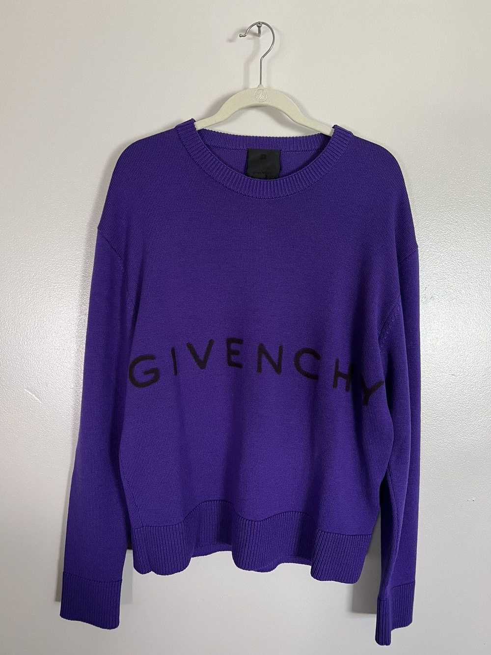 Givenchy Givenchy 4G Purple Sweater - image 1